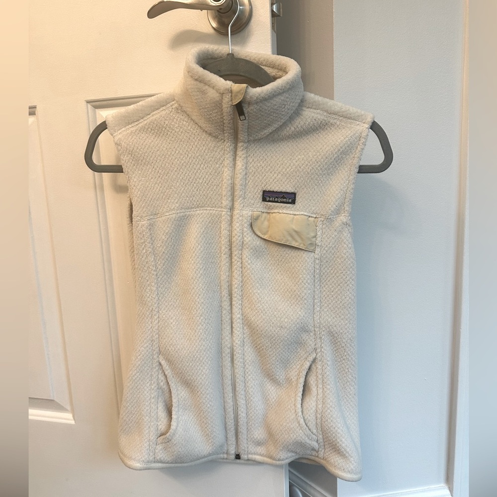 Patagonia ivory vest